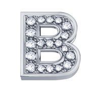 Charm Elements in White Gold Diamante DCHF3319B.003